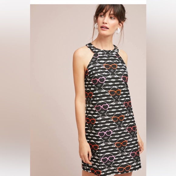 Hutch Dresses & Skirts - Anthropologie Hutch Stacy Sunglass Sleeveless Short Shift Dress Size  Large NWT